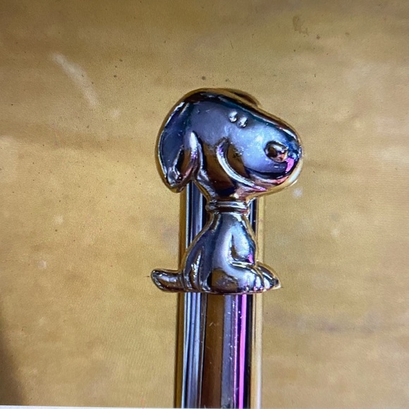 Peanut Snoopy stylus pen gold tone collectable in box - Picture 6 of 10